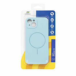 Svensson+ MagSafe Silicon Case For iPhone 15 Green  - Thepartshome.eu