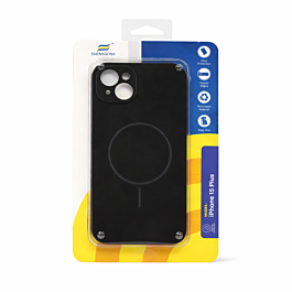 Svensson+ MagSafe Silicon Case For iPhone 15 Plus Black  - Thepartshome.eu