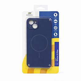 Svensson+ MagSafe Silicon Case For iPhone 15 Plus Dark Blue  - Thepartshome.eu