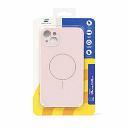 Svensson+ MagSafe Silicon Case For iPhone 15 Plus Morandi Pink  - Thepartshome.eu