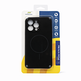 Svensson+ MagSafe Silicon Case For iPhone 15 Pro Max Black  - Thepartshome.eu