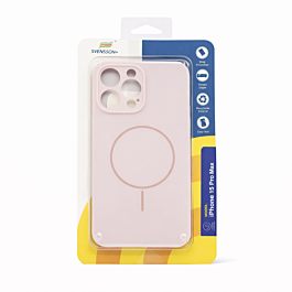 Svensson+ MagSafe Silicon Case For iPhone 15 Pro Max Morandi Pink - Thepartshome.eu