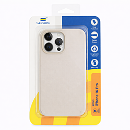 Svensson+ Premium Silicon Case For iPhone 16 Pro Stone - Thepartshome.eu