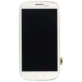 Samsung Galaxy S3 (i9300) LCD Assembly with Frame [White] [OEM]