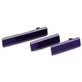 Sony Xperia Z1 (C6902) Plug Cover Set [3pcs/set][Purple]