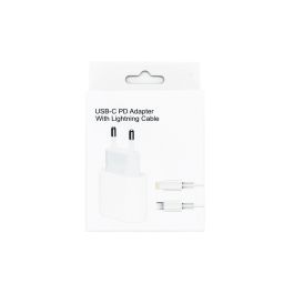 Best price wholesale charging accessory|CE marked USB-C Power Adapter 20W and USB-C to Lightning Cable 1M with Retail Pack | Fast Delivery from our warehouse in Sweden!