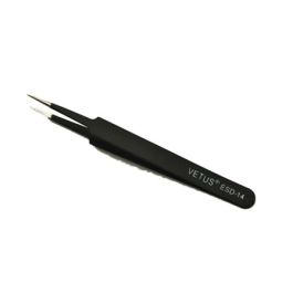 Super Fine Straight Tip Anti-static Tweezer [ESD-14][110mm]