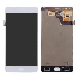 OnePlus 3 LCD Assembly with frame white - Thepartshome.eu