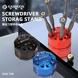KGX-708 Aluminum Precision Screwdriver Stand (Random Color)