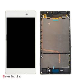 Sony Xperia Z3+ (E6553) LCD Assembly with Frame [White][OEM]
