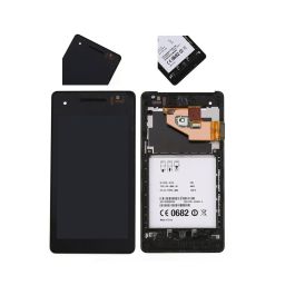 Sony Xperia V (LT25I) LCD Assembly with Frame [Black] [Full Original]