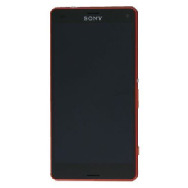 Sony Xperia Z3 Compact (D5833) LCD Assembly with Frame [Orange] [Full Original]
