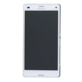 Sony Xperia Z3 Compact (D5833) LCD Assembly with Frame [White] [Full Original]